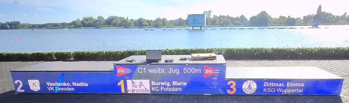 Digital winner's podium