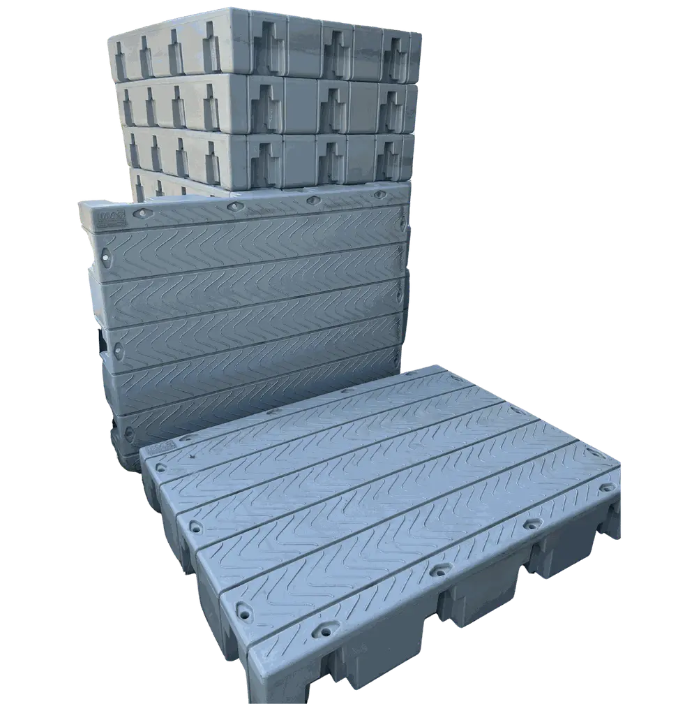 Polymere pontoons